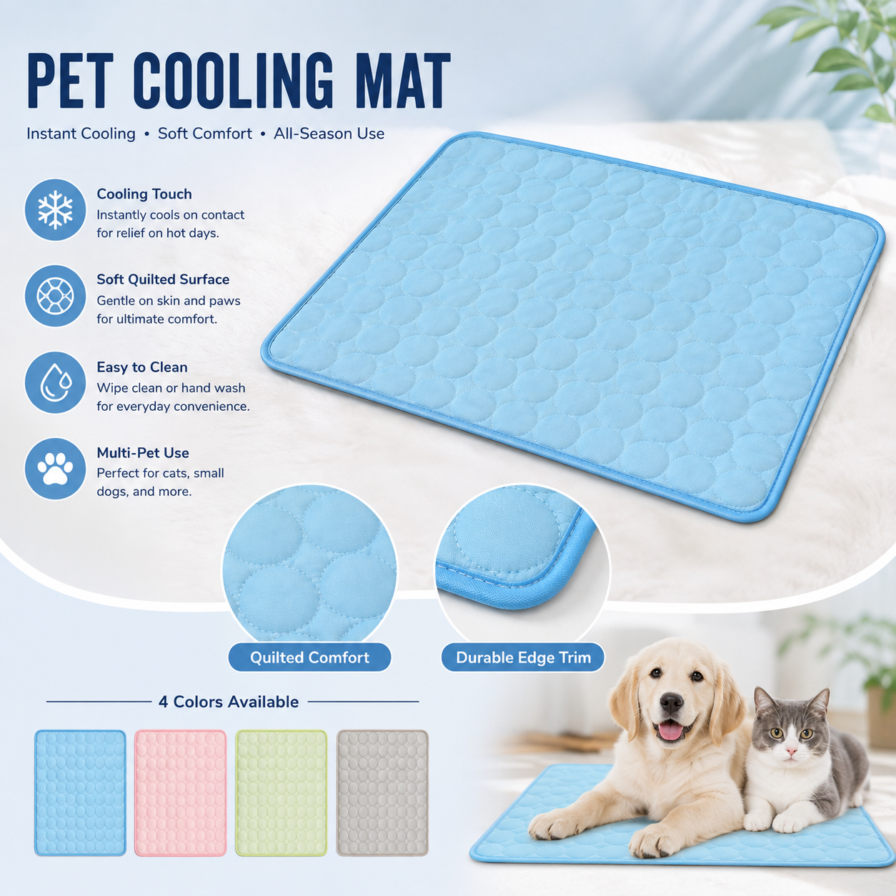 Pet Ice Silk Mat - Summer Pet Mat