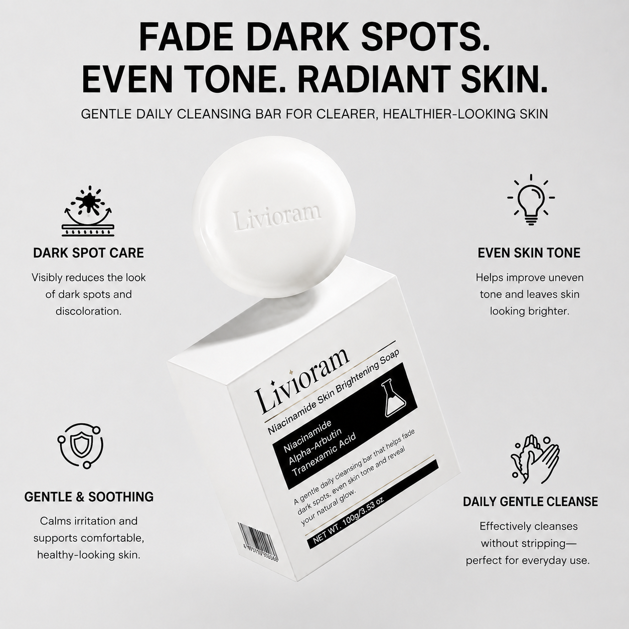 Livioram™ Face & Body Dark Spot Soap
