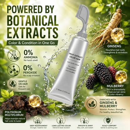 Plant-Based Comb Hair Dye
