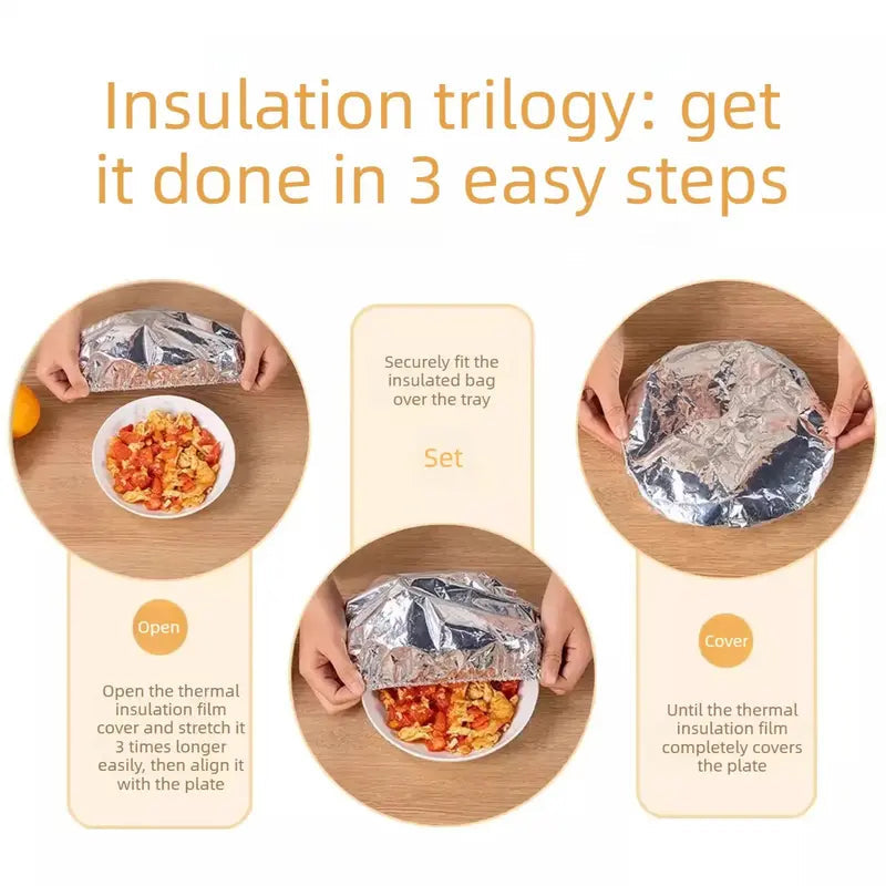 Livioram Stretch Food Covers A Smarter Way to Keep Food Fresh, Warm & Covered