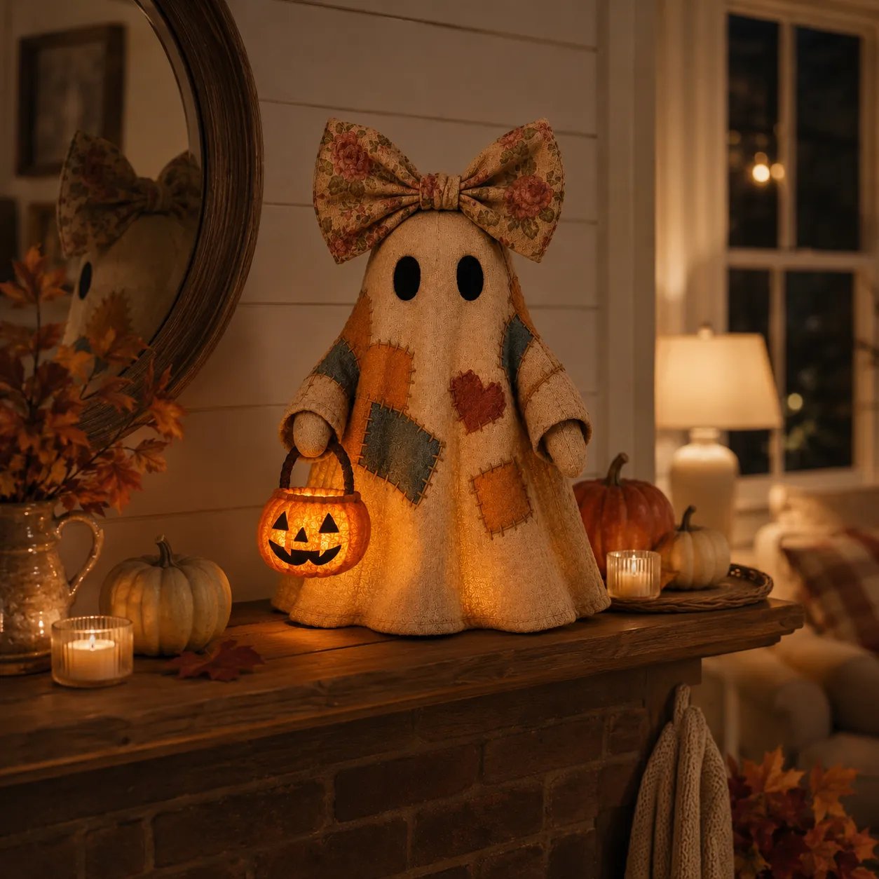👻Early Halloween Special 49% OFF👻 - Lighted Vintage Patchwork Ghost