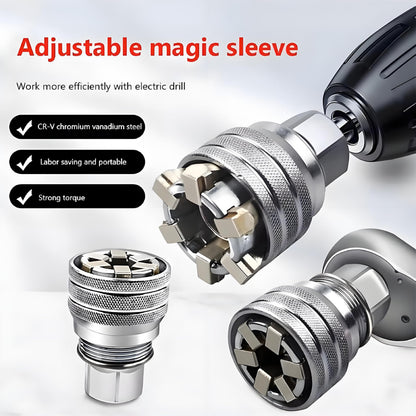 2026 Upgraded 9–21mm Universal Socket Wrench