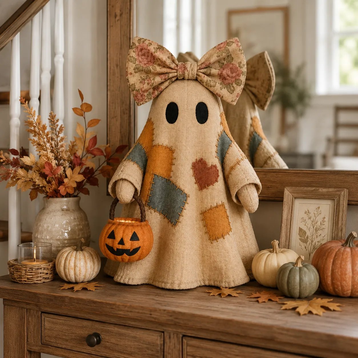 👻Early Halloween Special 49% OFF👻 - Lighted Vintage Patchwork Ghost