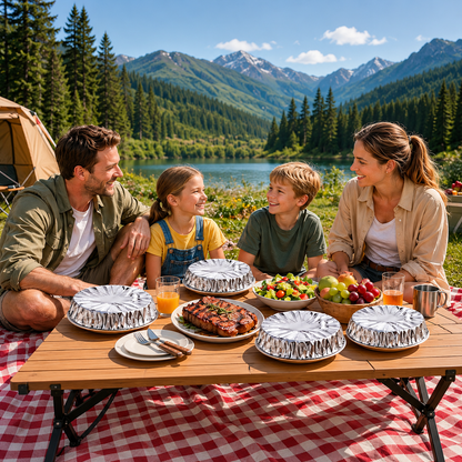 Livioram Stretch Food Covers A Smarter Way to Keep Food Fresh, Warm & Covered