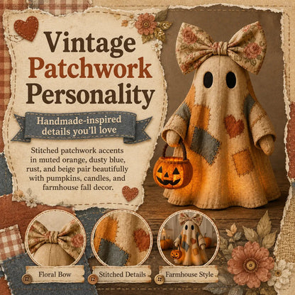 👻Early Halloween Special 49% OFF👻 - Lighted Vintage Patchwork Ghost