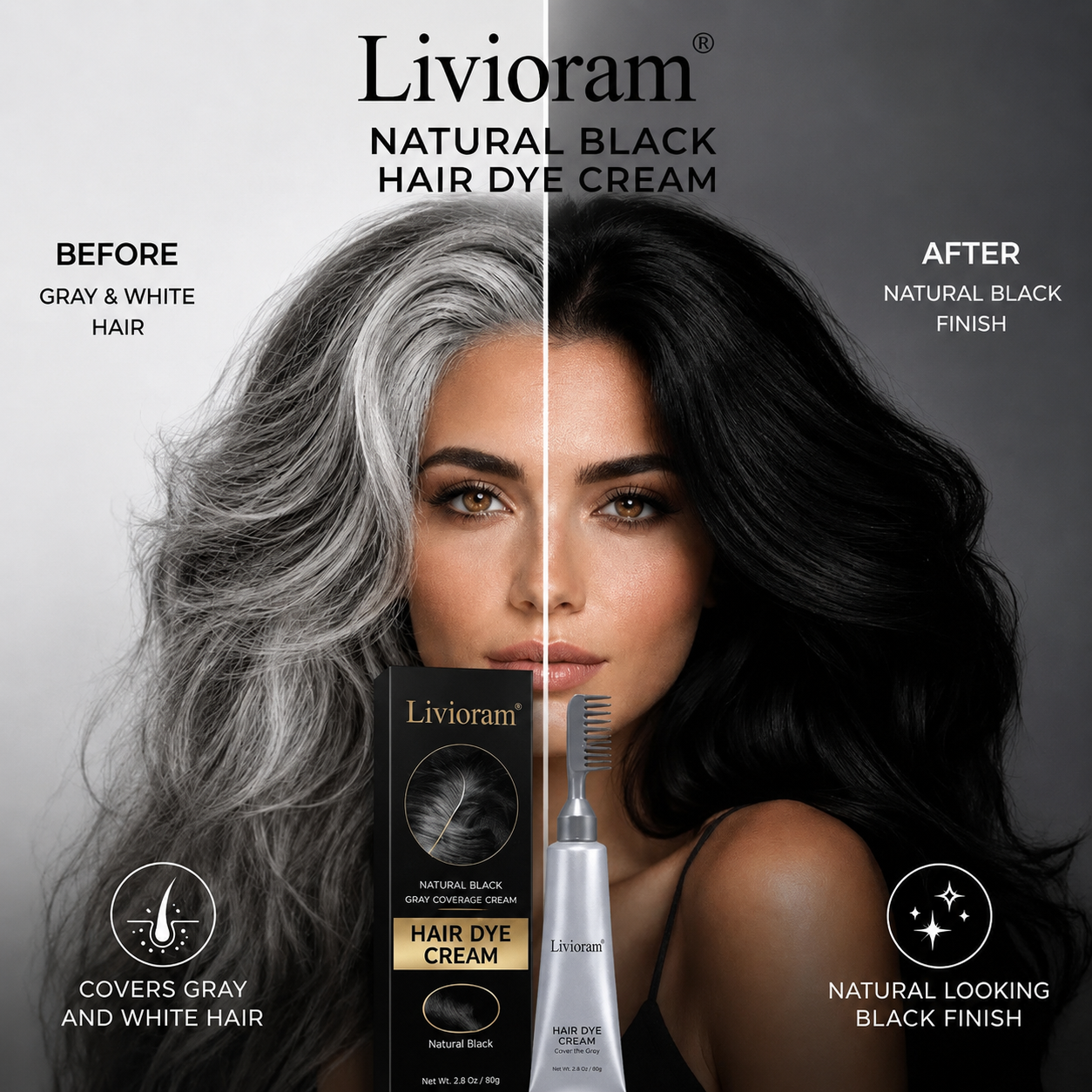 Plant-Based Comb Hair Dye