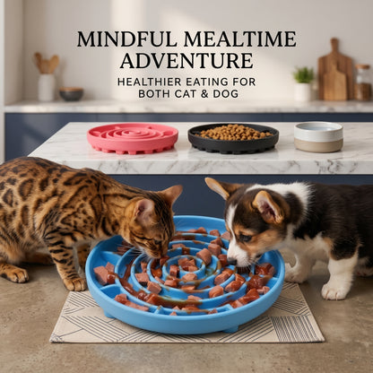 Pet Anti-Choking Slow Eating Bowl