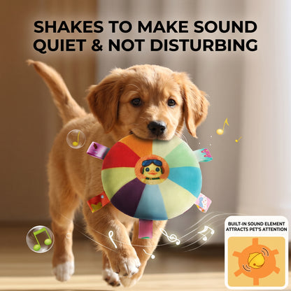 Foam disc sound-producing toy