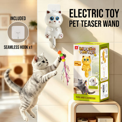 Electric cat teaser rope with bells