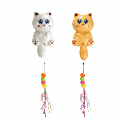 Electric cat teaser rope with bells